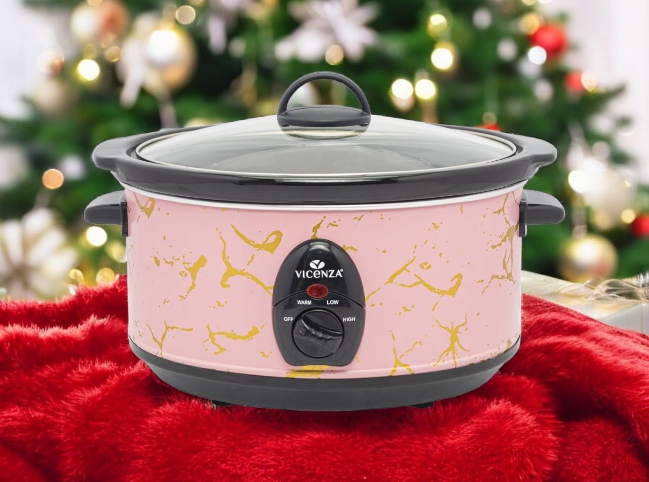 VSC03MB Pink Penanak Perlahan Slow Cooker 3.5 L Motif Marmer